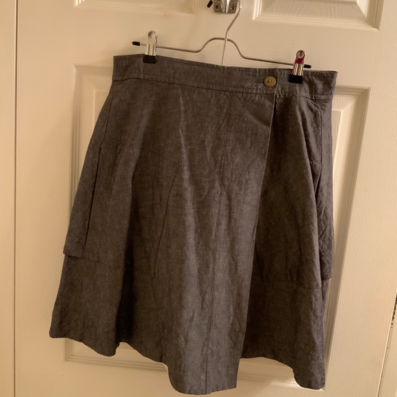 Anthropologie Postage Stamp 9-H15 STCL skirt - Picture 8 of 14